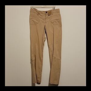 Athleta Tan Straight Leg Pants